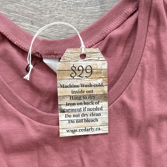 Women's Pink Bear Graphic Tank Top - Picture 4 of 4